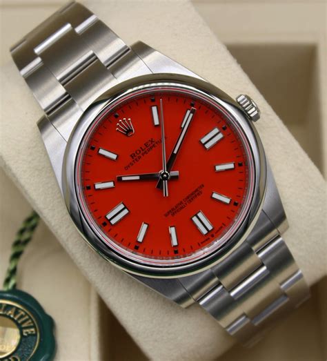 rolex oyster perpetual 41 rot|rolex oyster perpetual 41 available.